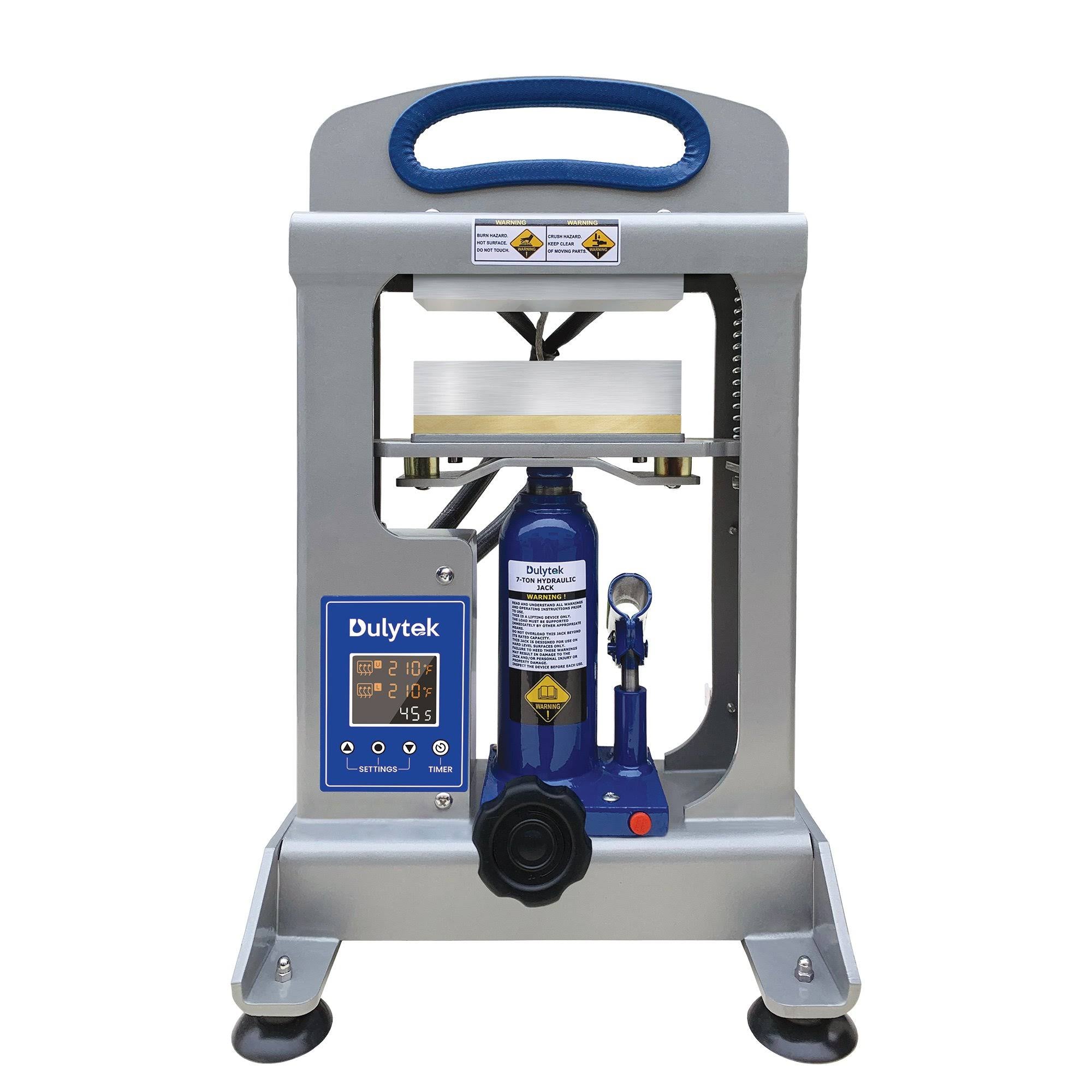 7-Ton Hydraulic Rosin Heat Press Bundle 110V H4128