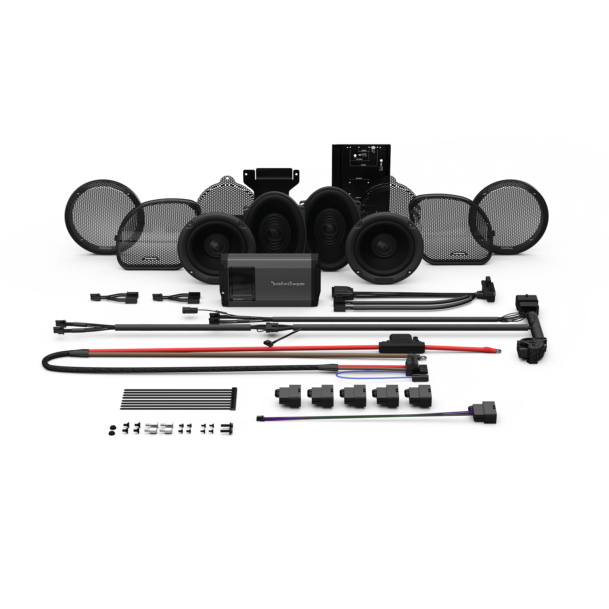 800-Watt Amplifier Kit for Select Harley Davidson Road Glide CVO & Street Glide CVO Motorcycles S348