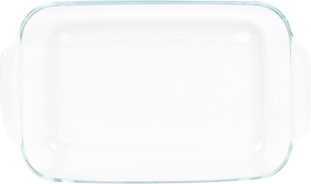 3qt and 2qt Rectangular Glass Baking Dishes Combo Set D129