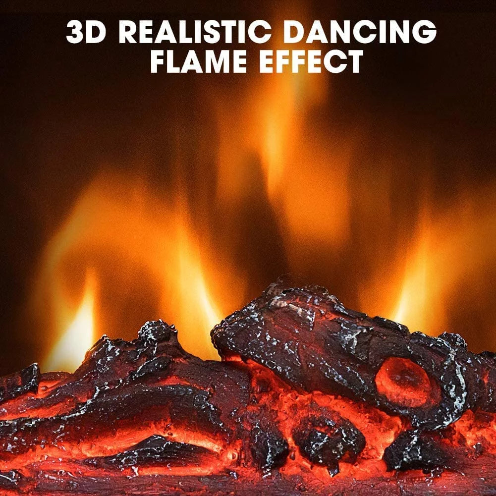 Black Infrared Quartz Electric Fireplace Stove Heater L5299
