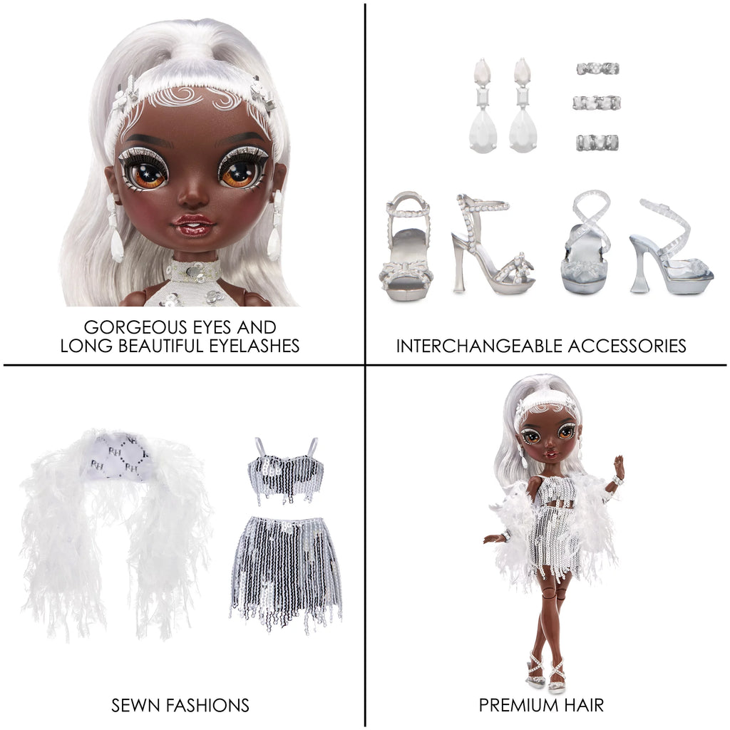Rainbow High Fashion Doll with 2 Designer Outfits and Vanity Playset Y872