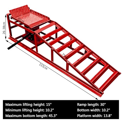 Hydraulic Car Ramps 2 Pcs 11000lbs Automotive Hydraulic Lift N168983