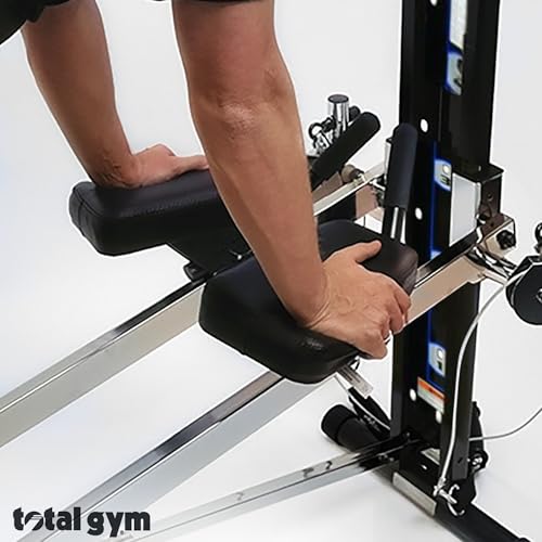 Total Body Training Home Gym Workout Machine with Squat Stand, Leg Pull, 2 Ankle Cuffs, and Exercise Chart M61976