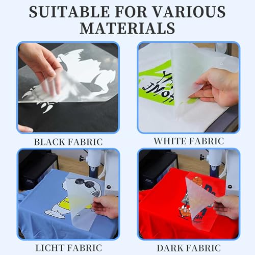 100 Sheets A4 Double Sided Thick Clear PET Heat Transfer Paper G156