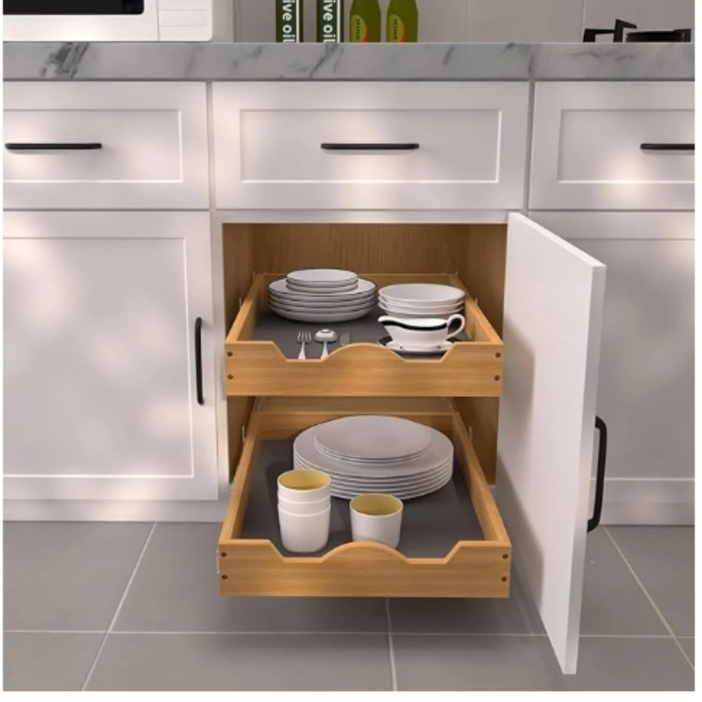 20W x 21D Slide Out Wood Drawer Shelf I98605