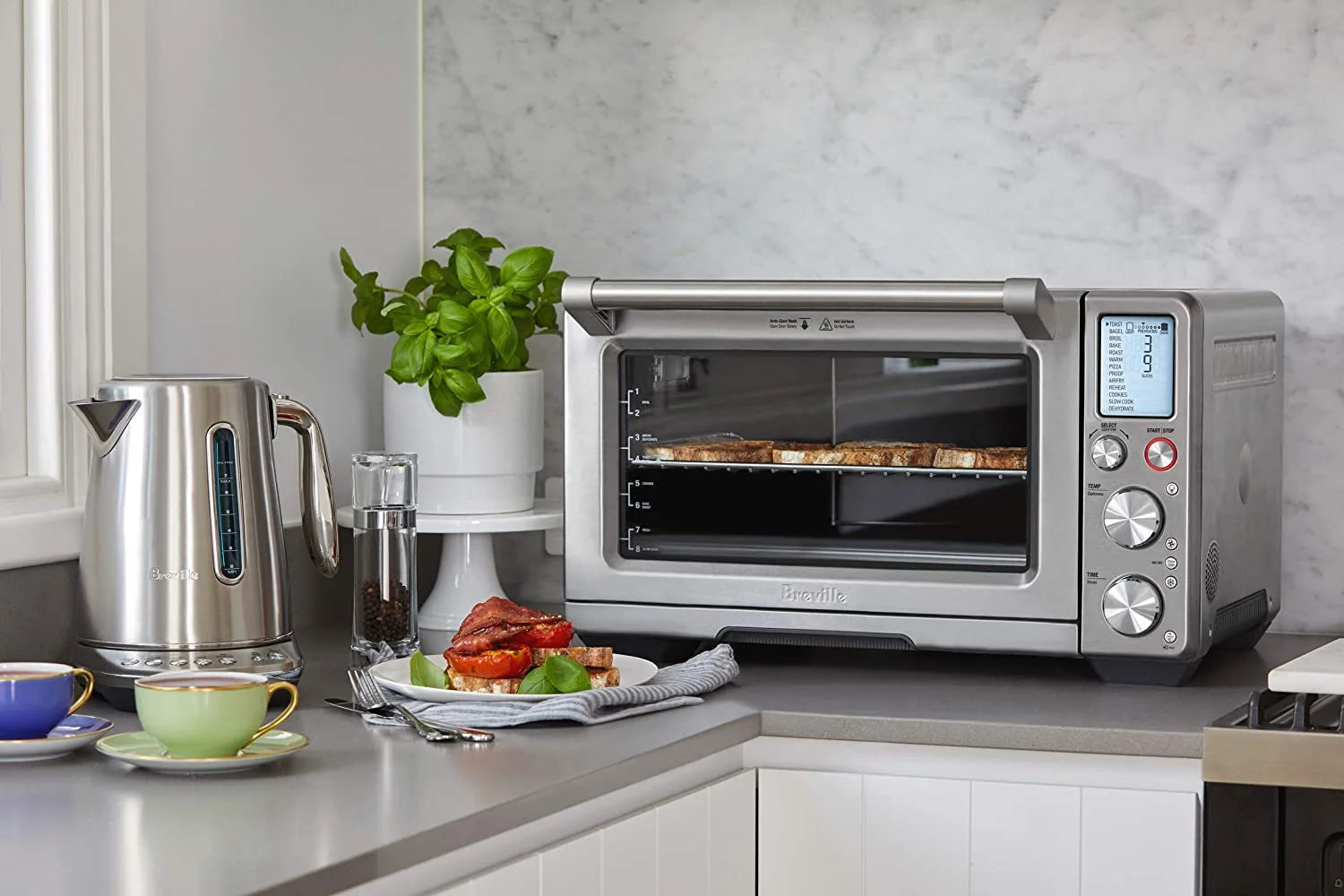 Brushed Stainless Steel Toaster Oven U976