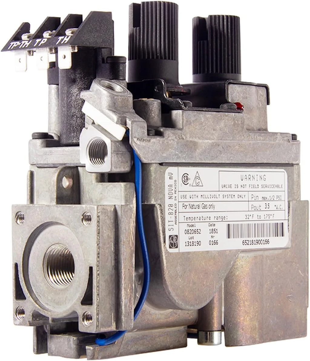 Natural Gas Millivolt Gas Valve for Fireplaces and Stoves W727859