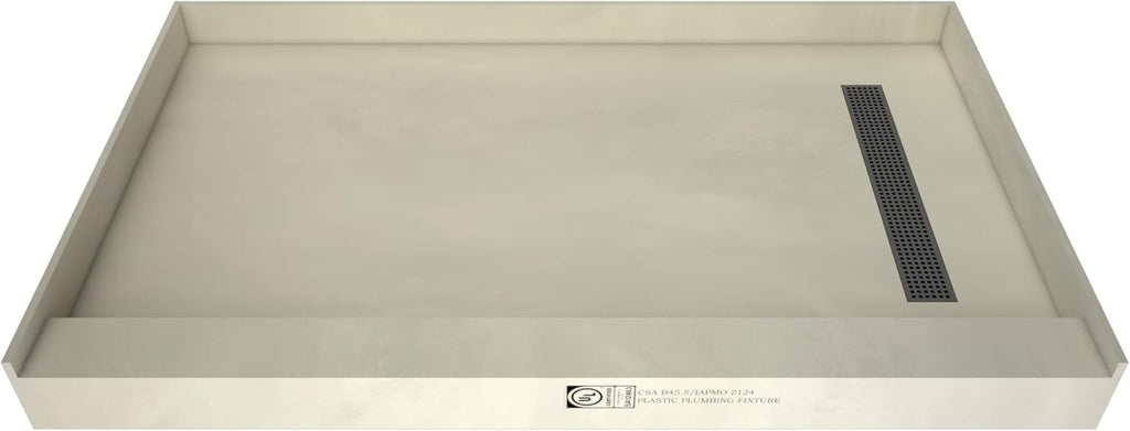Brushed Nickel Trench Shower Pan W80102