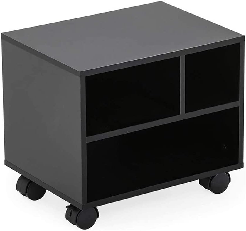 Black Rolling Printer Cart X217282