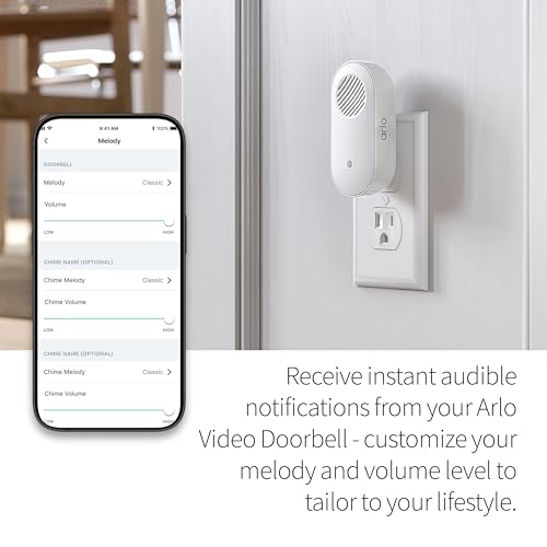 White 2K Video Doorbell with Chime 2 Bundle T78780