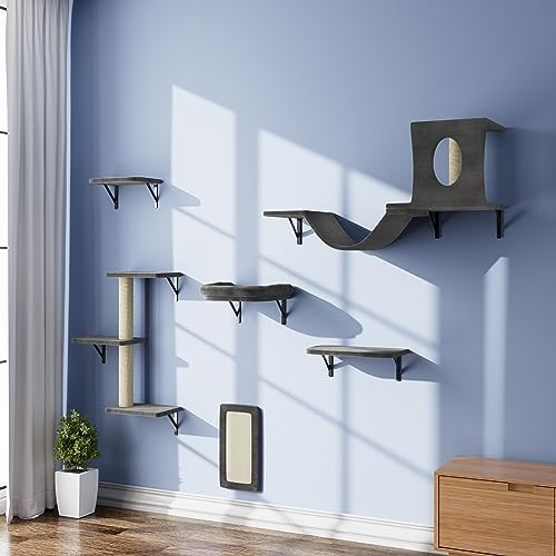 Dark 6pc Cat Wall Furniture Set P99049