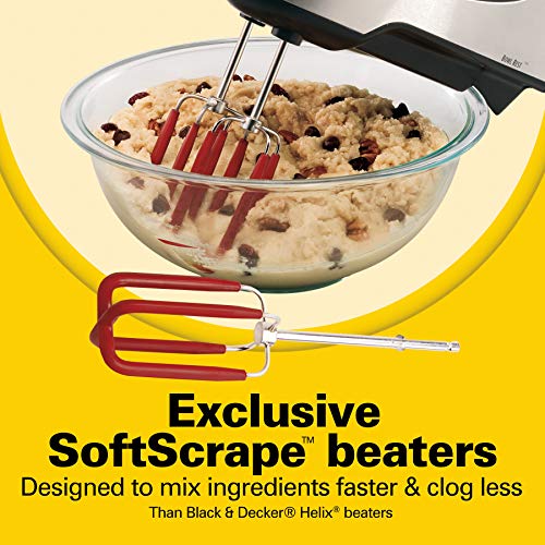 6 Speed Hand Mixer with Storage Case, 275W, Stainless Steel Q4428