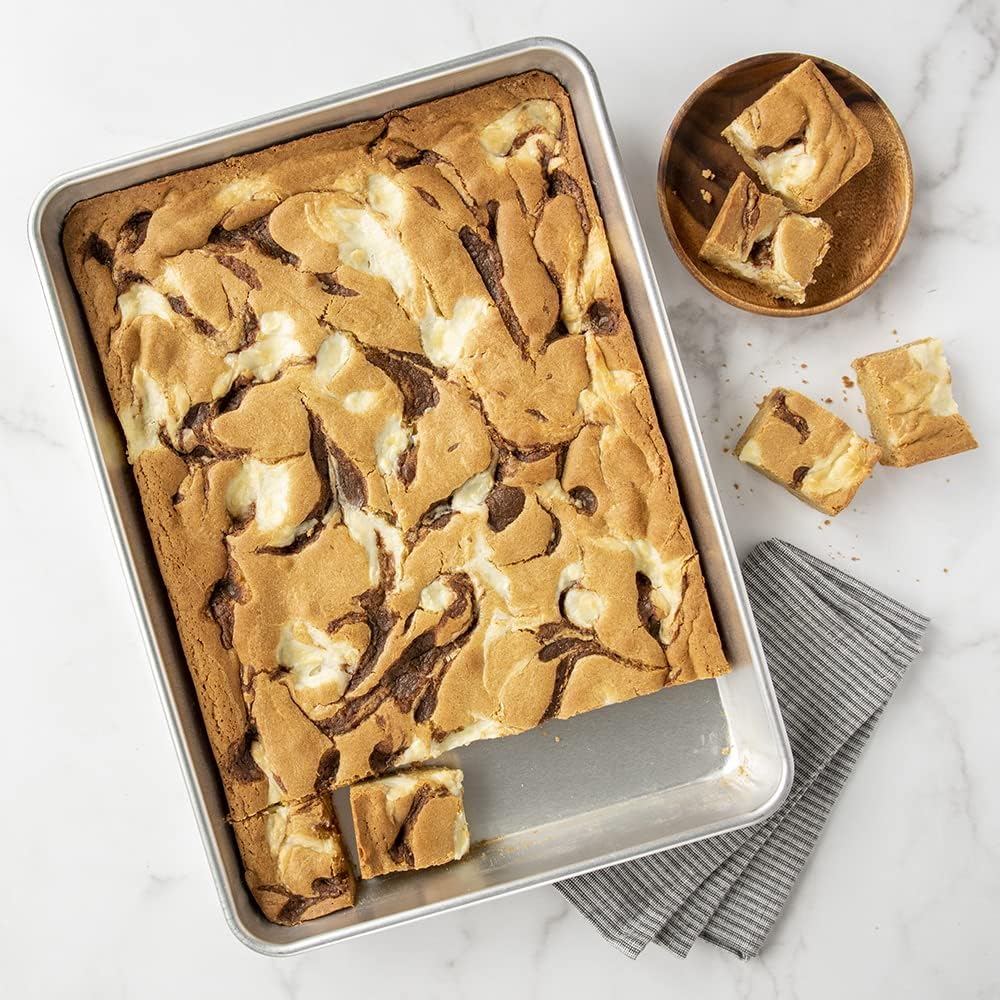 Silver High Sided Sheet Cake Pan Z36533