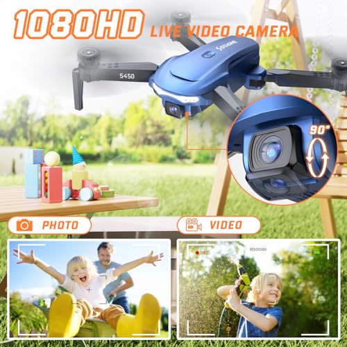 Mini Foldable FPV Drone with Camera 1080P and 2 Batteries H40101