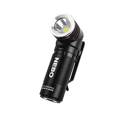 Compact LED Flashlight with Swivel Head, Magnetic Base, Rugged Aluminum Construction H29113