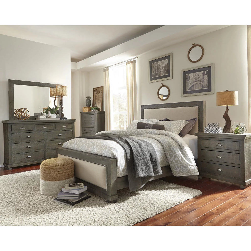 6 Drawer Media Chest in Distressed Pine Y288