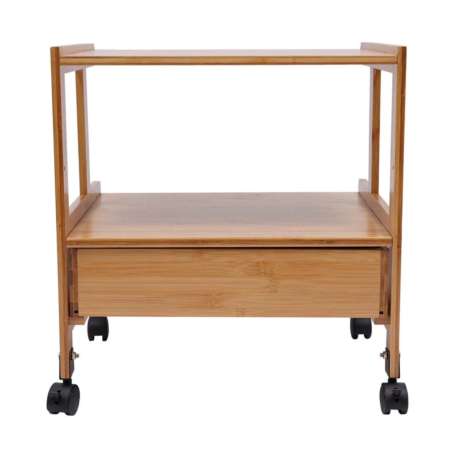 2-Tier Mobile Printer Stand with Wheels N25823