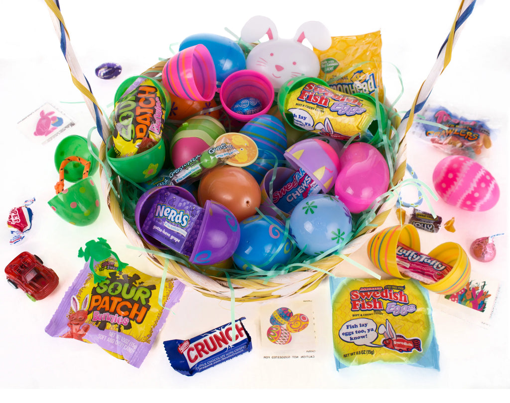 25 Pre-Filled Easter Eggs with Candy & Chocolate S5368