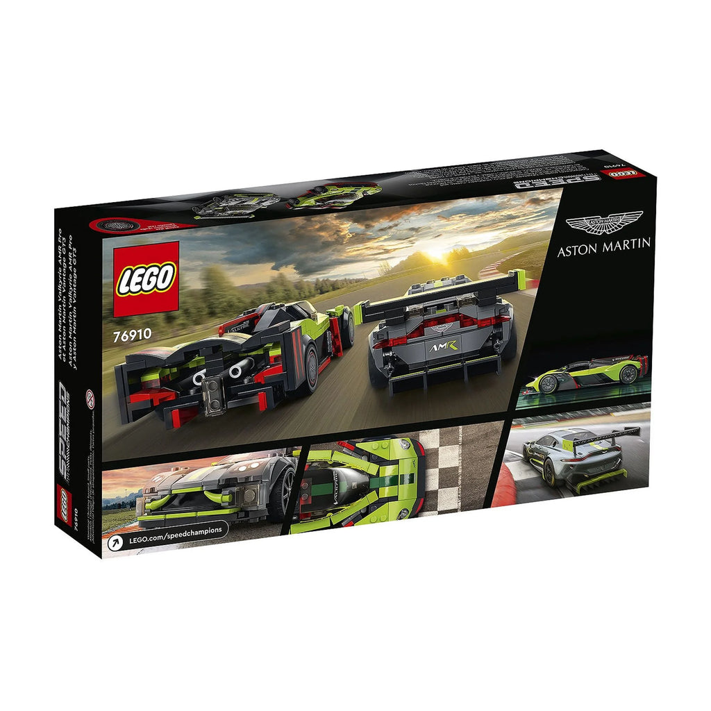 Aston Martin Valkyrie AMR Pro & Vantage GT3 2 Collectible Model 76910 Race Car Toy Set with 2 Driver Minifigures H75216