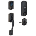 Aged Bronze Smart Deadbolt and Handleset with Accent Lever H93164