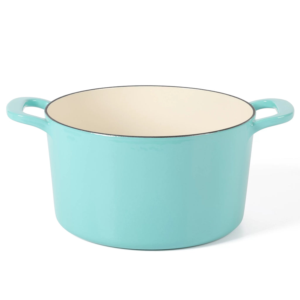 7-Quart Linen Enamel Cast Iron Dutch Oven W2234