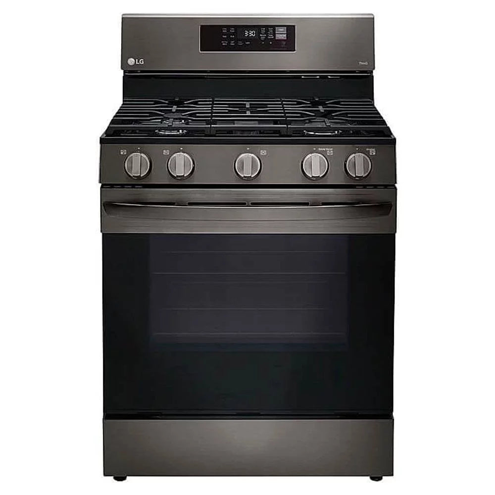 5.8 Cu. Ft. Black Stainless Gas Convection Range B82926