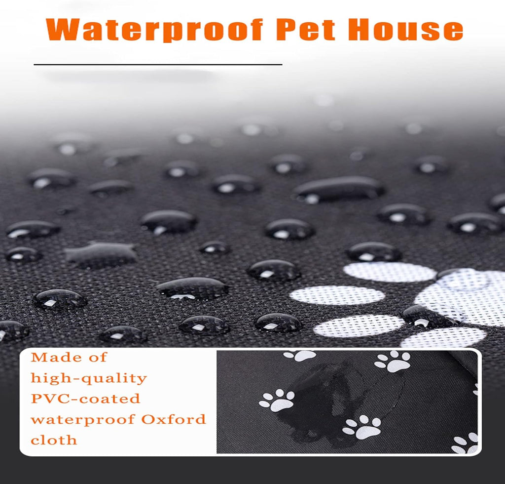 Grey Large Weatherproof Insulated Cat House G93462