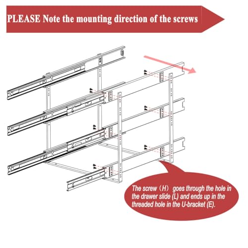 2 Tier Pull Out Wood Cabinet Organizer X832218