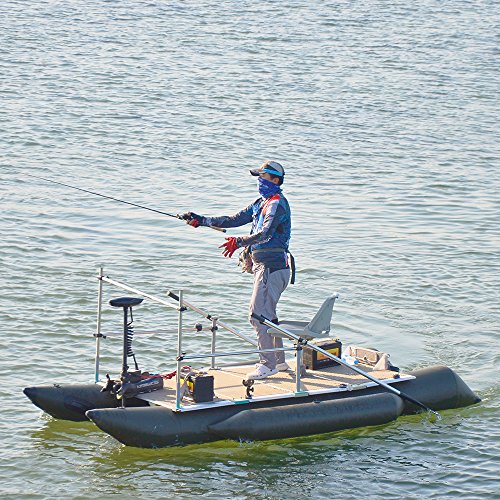 Black 12V 55LBS 54inch Bow Mount Trolling Motor with Remote Control Q74483