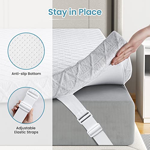 3 Inch Firm Memory Foam Mattress Topper Twin Size T987461