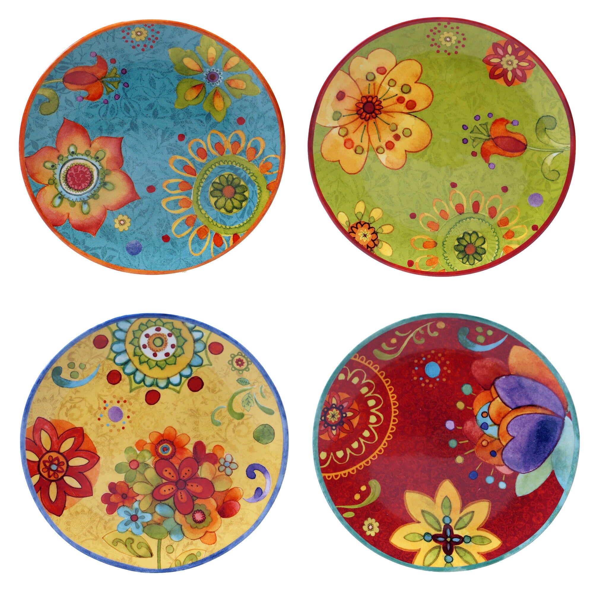 8.75" Salad Plates Set of 4 V6113