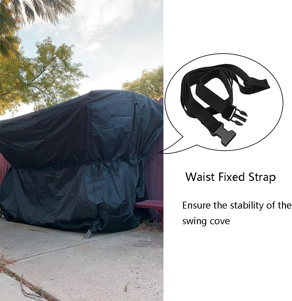 Outdoor Swing Cover 2 Seater Waterproof, 65'' (L) x 50''(W) x 66''(H) E57275