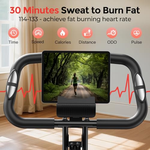 5 IN 1 Folding Exercise Bike with 6.6 LBS Flywheel Z485635