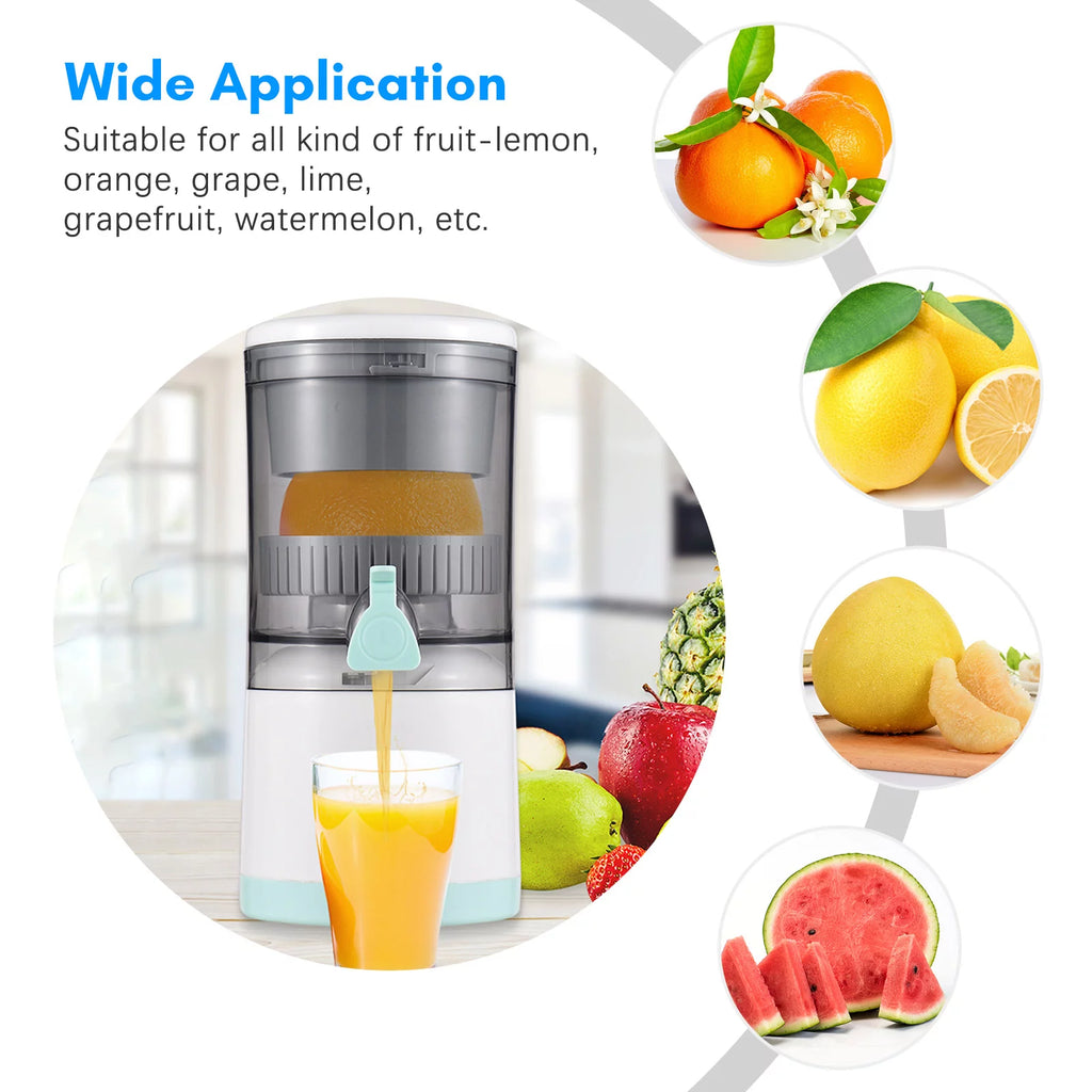 Electric Orange Juice Squeezer Portable Citrus Juicer USB Powered Detachable Washable V51160