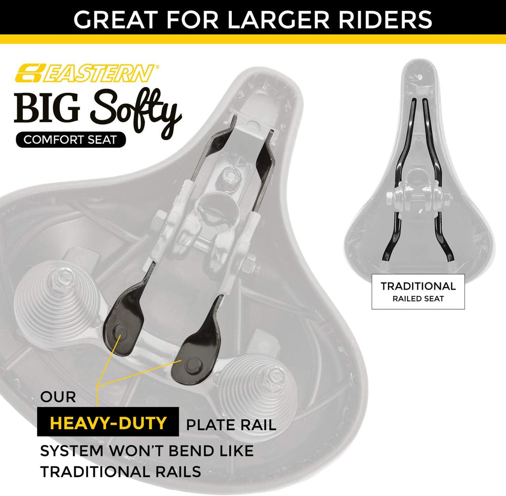 Large Wide Padded Bicycle Saddle Y842