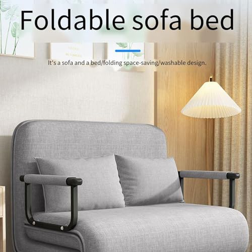 Twin Size Memory Foam Convertible Sofa Bed with Washable Cover I2045