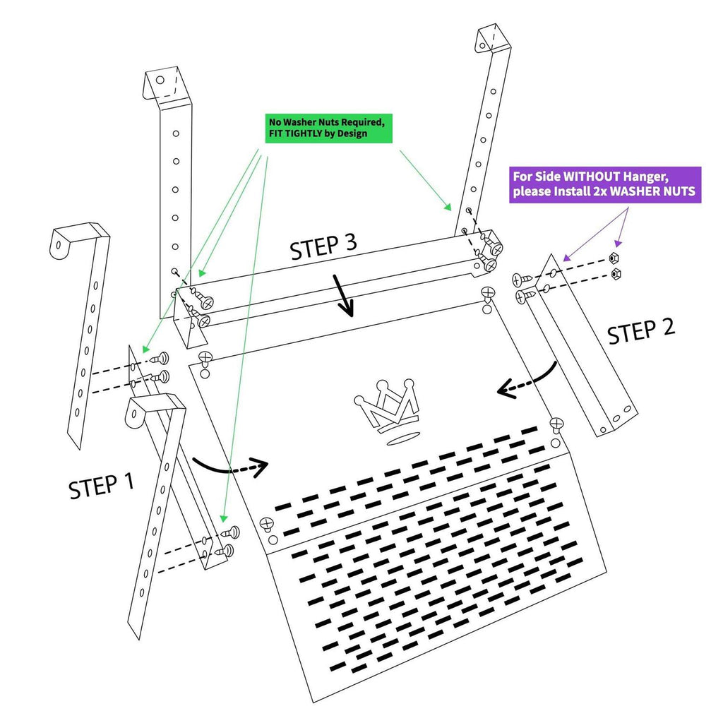 Extra Large Wide Hanging Turtle Basking Platform 17×16 Aquatic Reptile Ramp Dock A647