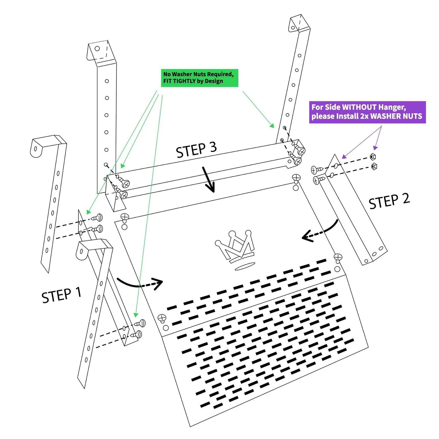 Extra Large Wide Hanging Turtle Basking Platform 17×16 Aquatic Reptile Ramp Dock A647