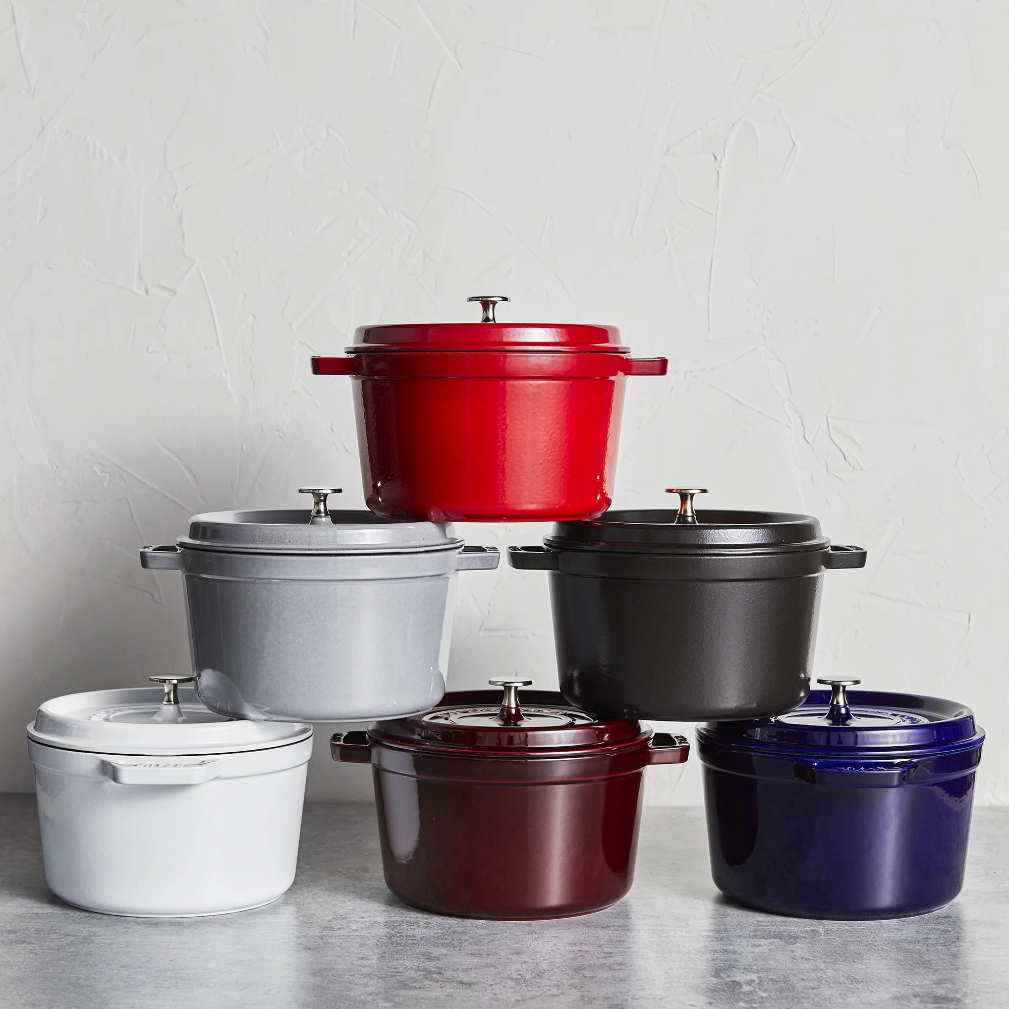 Cast Iron Dutch Oven 5-qt Tall Cocotte, Graphite R422