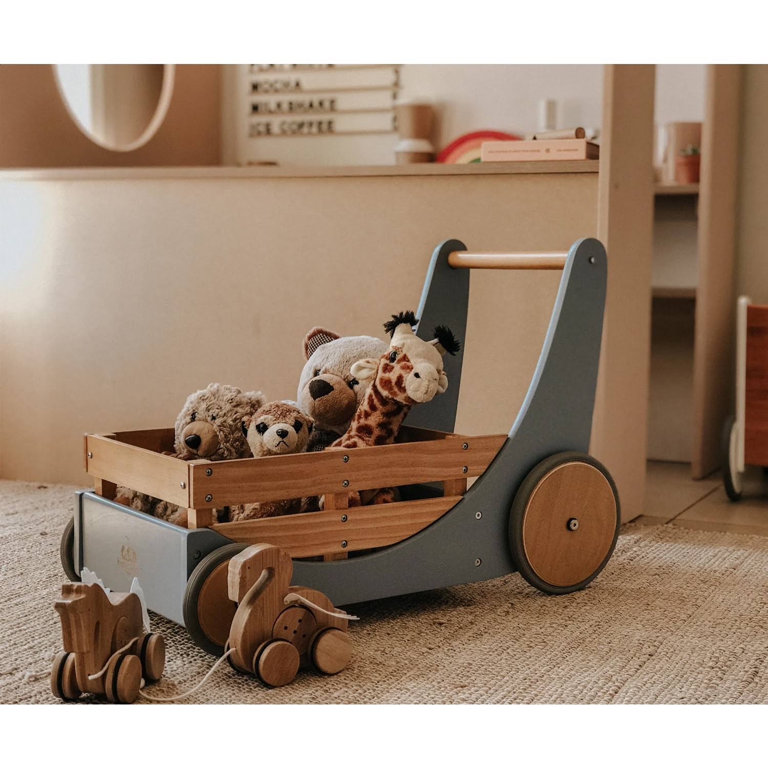Blue 2-in-1 Cargo Walker Wagon P98865