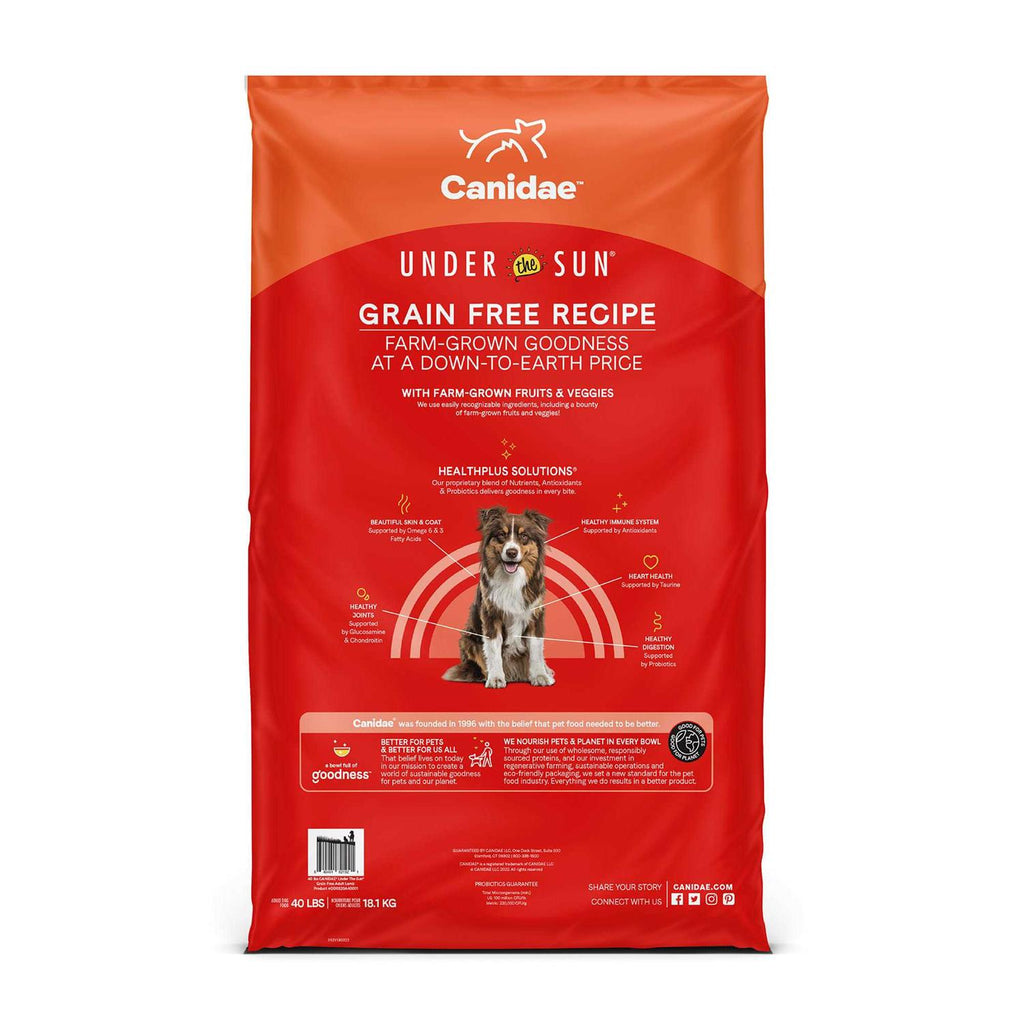 Grain Free Lamb Dry Dog Food P92662
