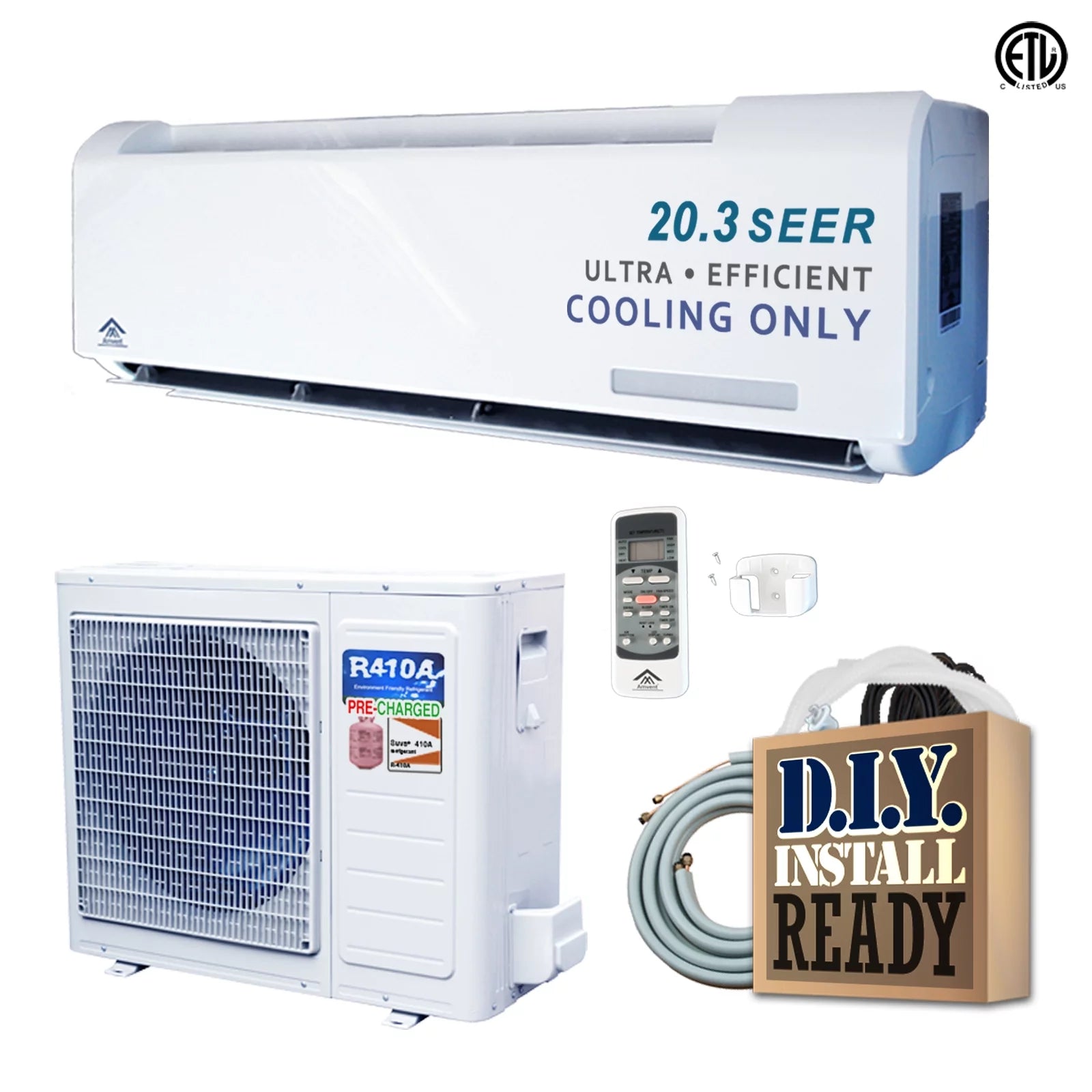 18000 BTU Cooling Only Inverter Mini Split Air Conditioner V444