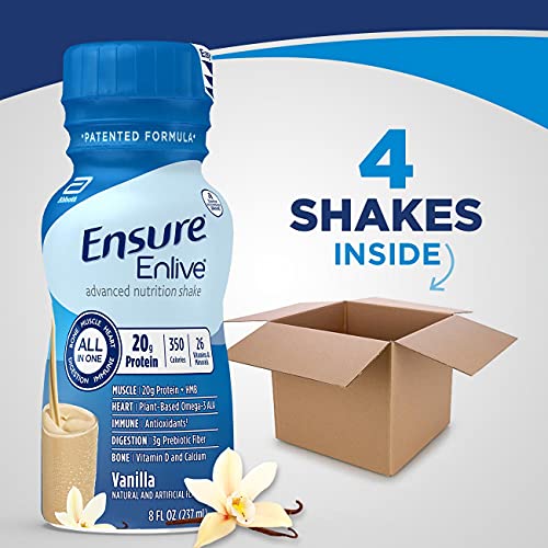 Vanilla 8 Fl Oz Pack of 4 Meal Replacement Shake D967