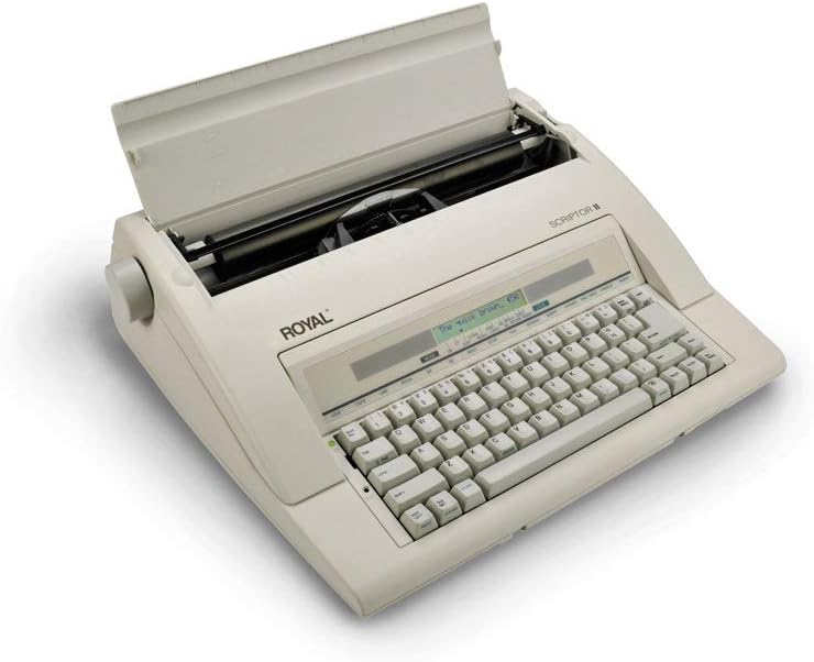White Typewriter C983
