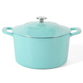 7-Quart Linen Enamel Cast Iron Dutch Oven W2234