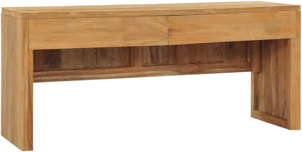 39.4"x13.8"x17.7" Solid Wood Teak TV Stand A350888