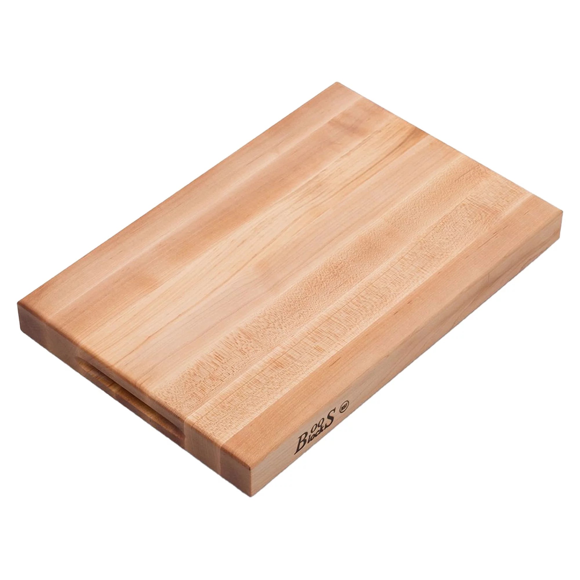 Maple Wood Reversible Edge Grain Cutting Board, 18" x 12" x 1.75" N165417