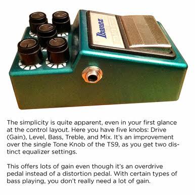 Bass Tube Screamer Overdrive Pedal A966