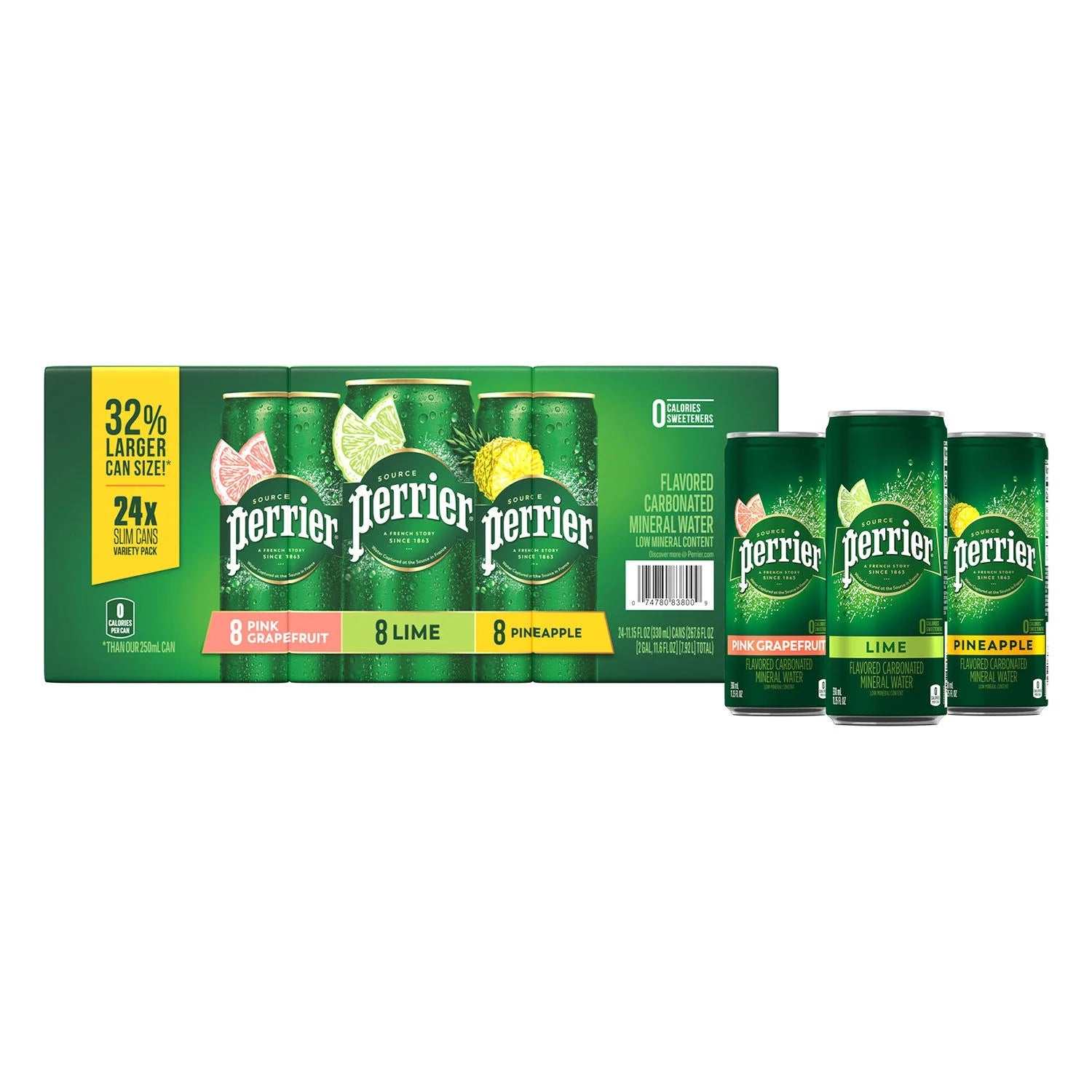 24 pk. 11.15 fl. oz. Carbonated Mineral Water J74274