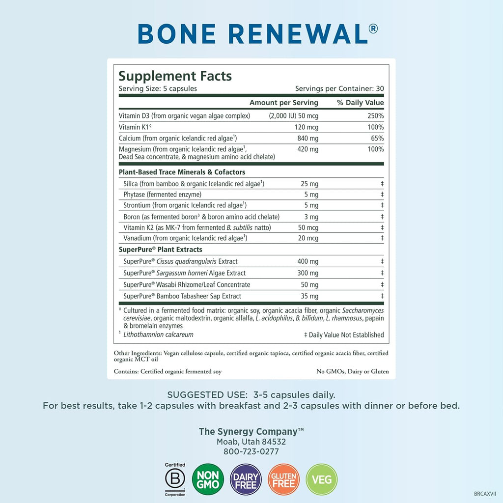 150 Capsules Bone Health Supplement with Vitamin D3, K2, Magnesium, Boron M252996